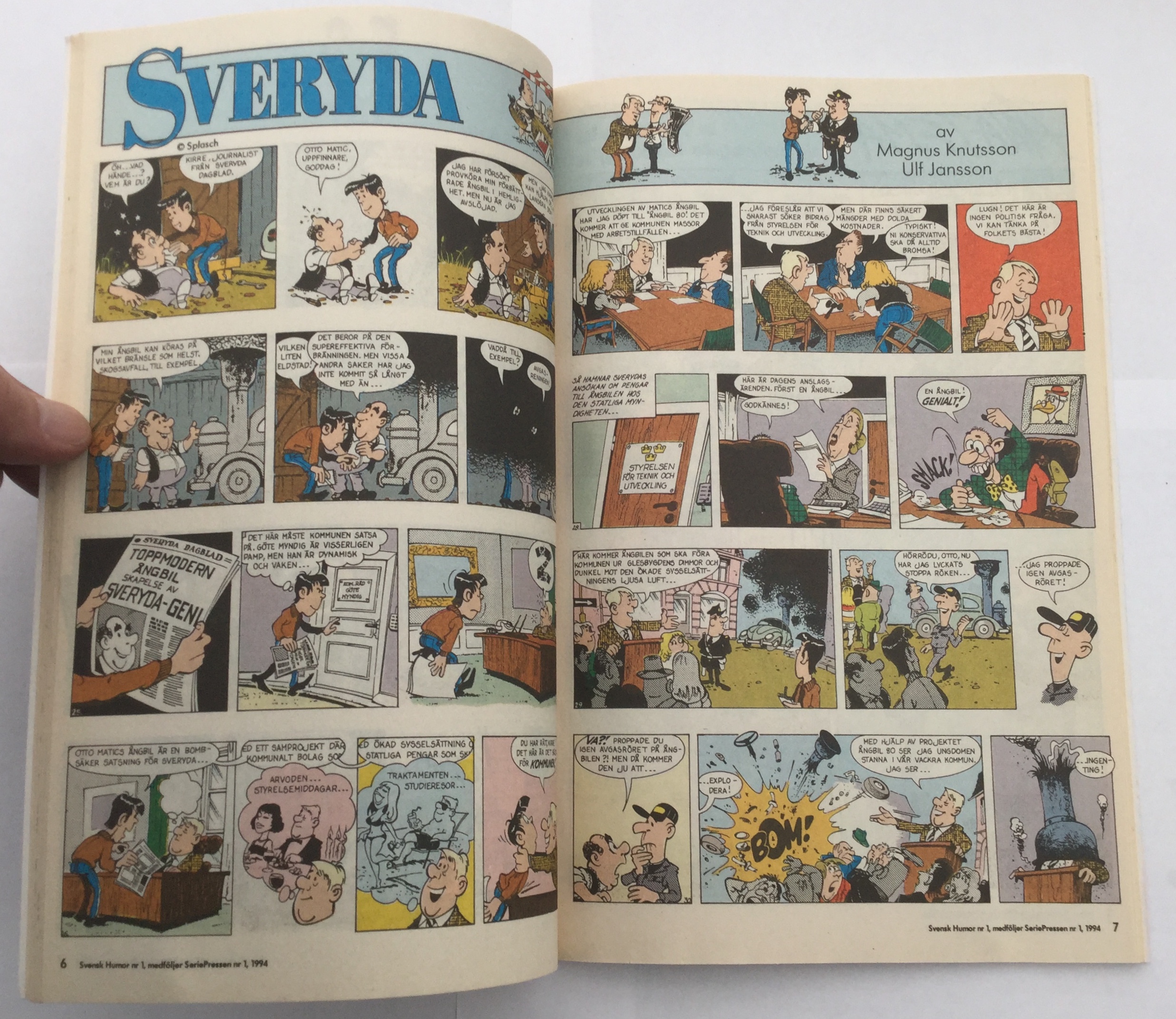 Sveryda i Seriepressen nr 1, 1994