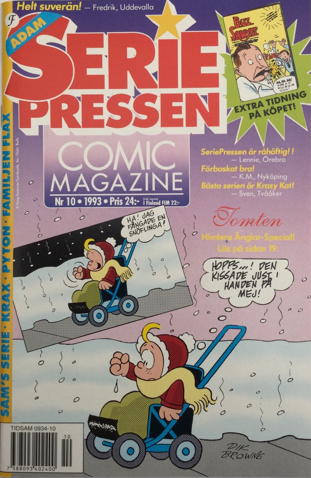SeriePressen nr 10, 1993 från Formatic Press 1993-94