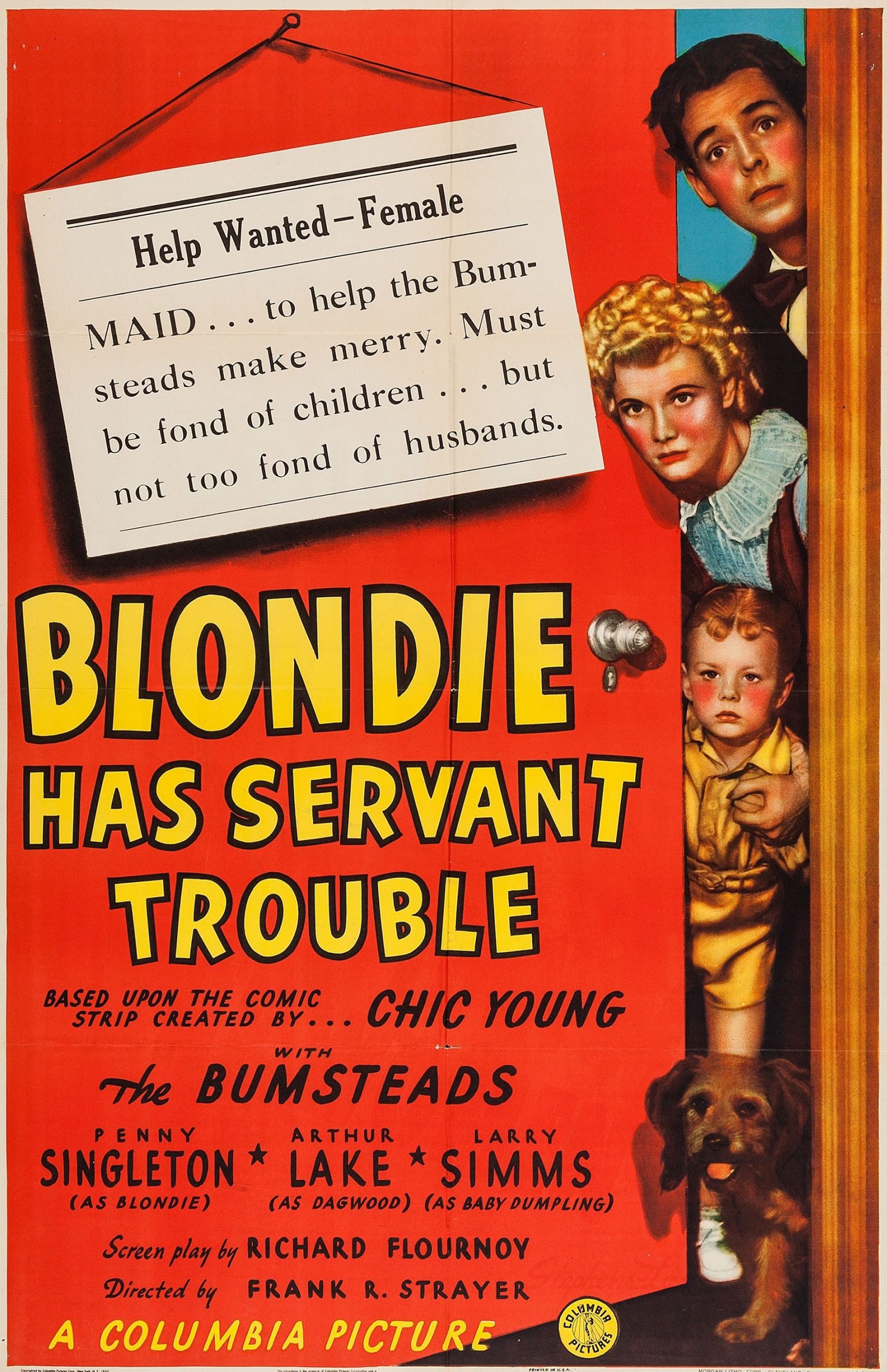 Filmen Blondie has servant trouble
