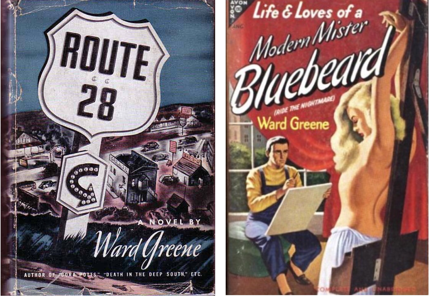 Ward Greene skrev romaner som Route 28 och Ride the Nightmare