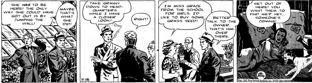 En stripp av Mel Graff från 12 juli 1940