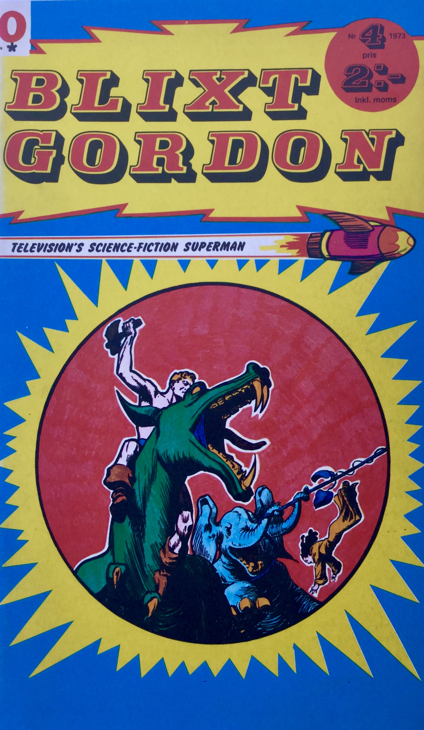 Omslag till Blixt Gordon nr 4, 1974