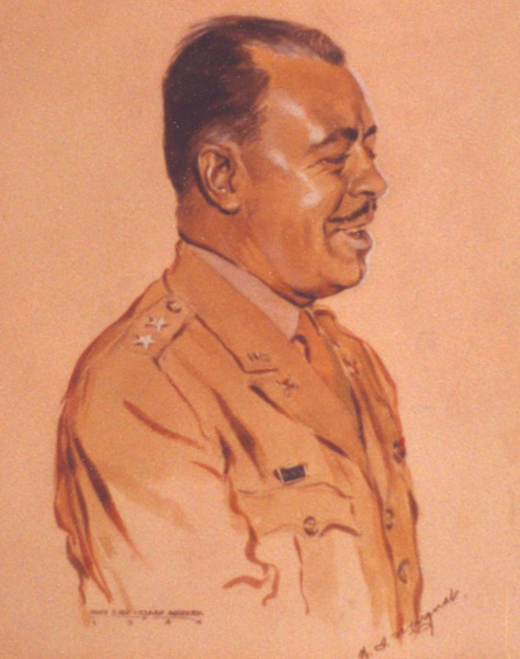 Militärporträtt av Murphy