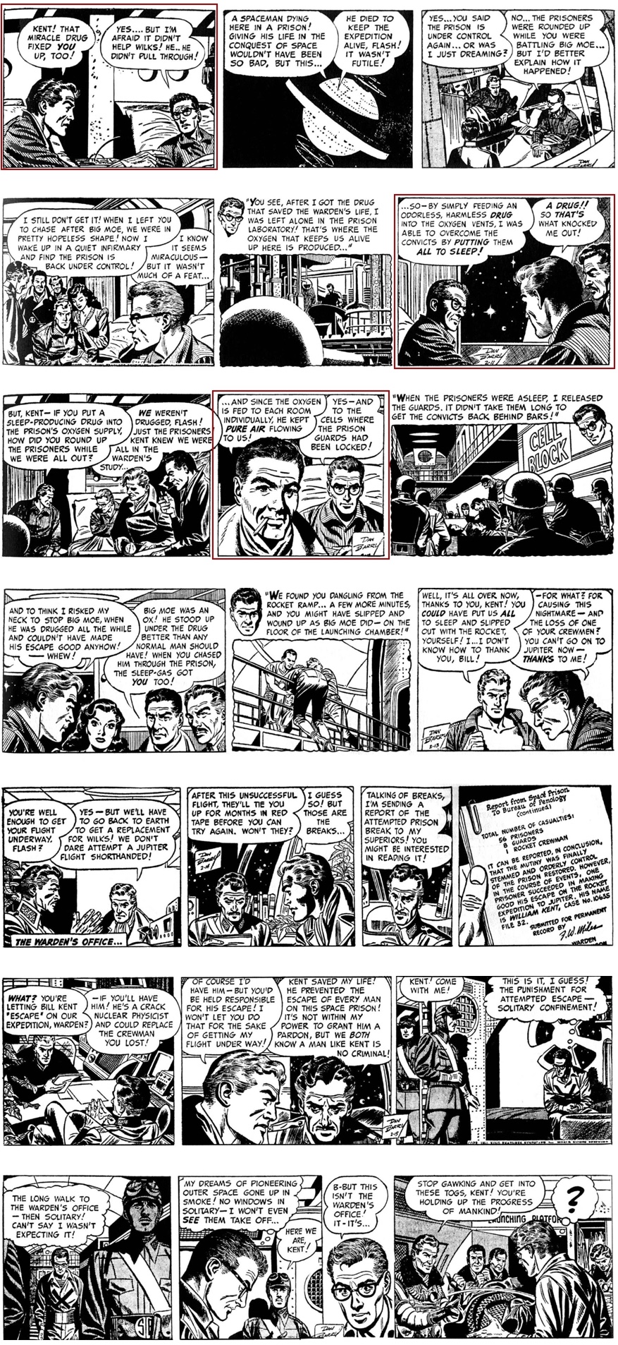 Flash Gordon 9-16 februari 1952
