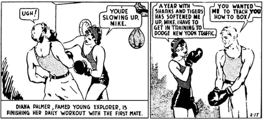 Ur den första strippen från den 17 februari 1936
