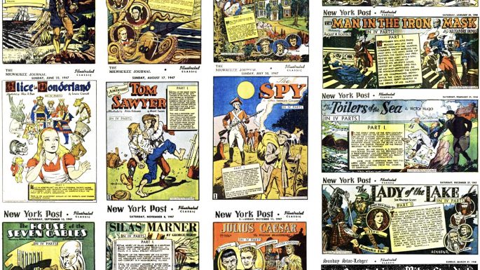 Illustrated Classic, söndagsbilagan med Illustrerade klassiker
