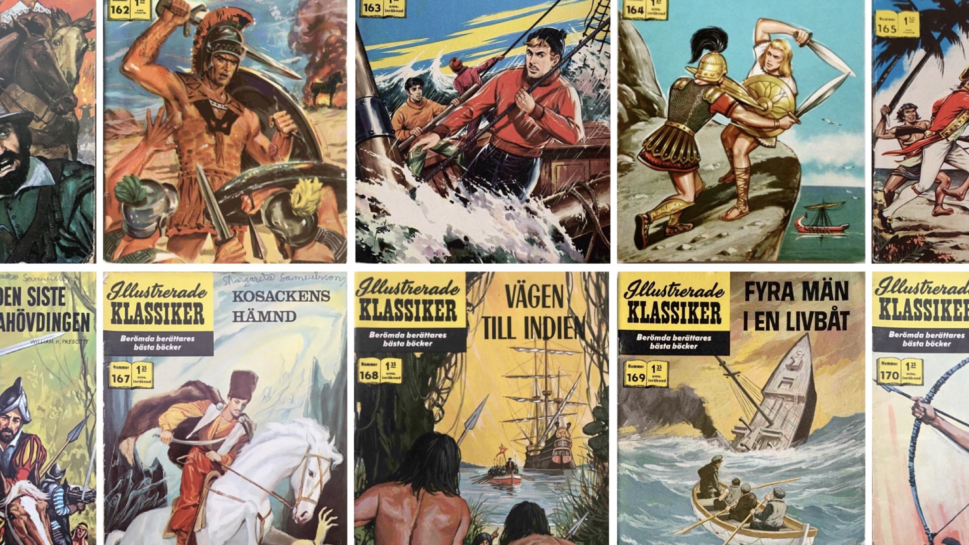 Illustrerade klassiker 161-170 - Rogers Seriemagasin