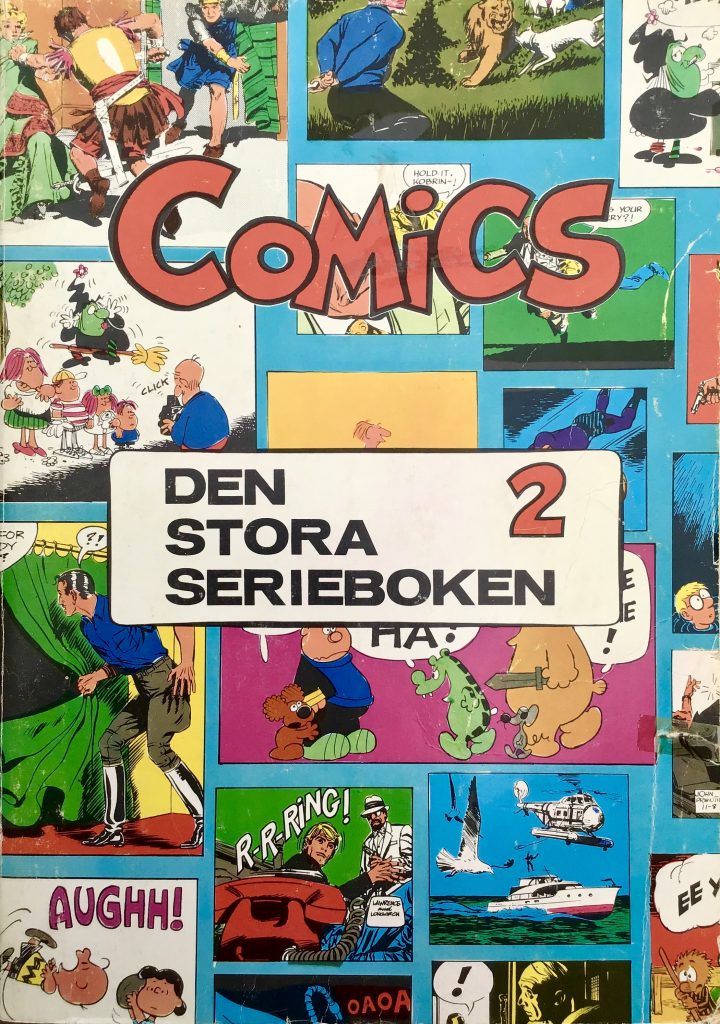 Omslag till Comics, den stora serieboken, nr 2. ©Illustrationsförlaget