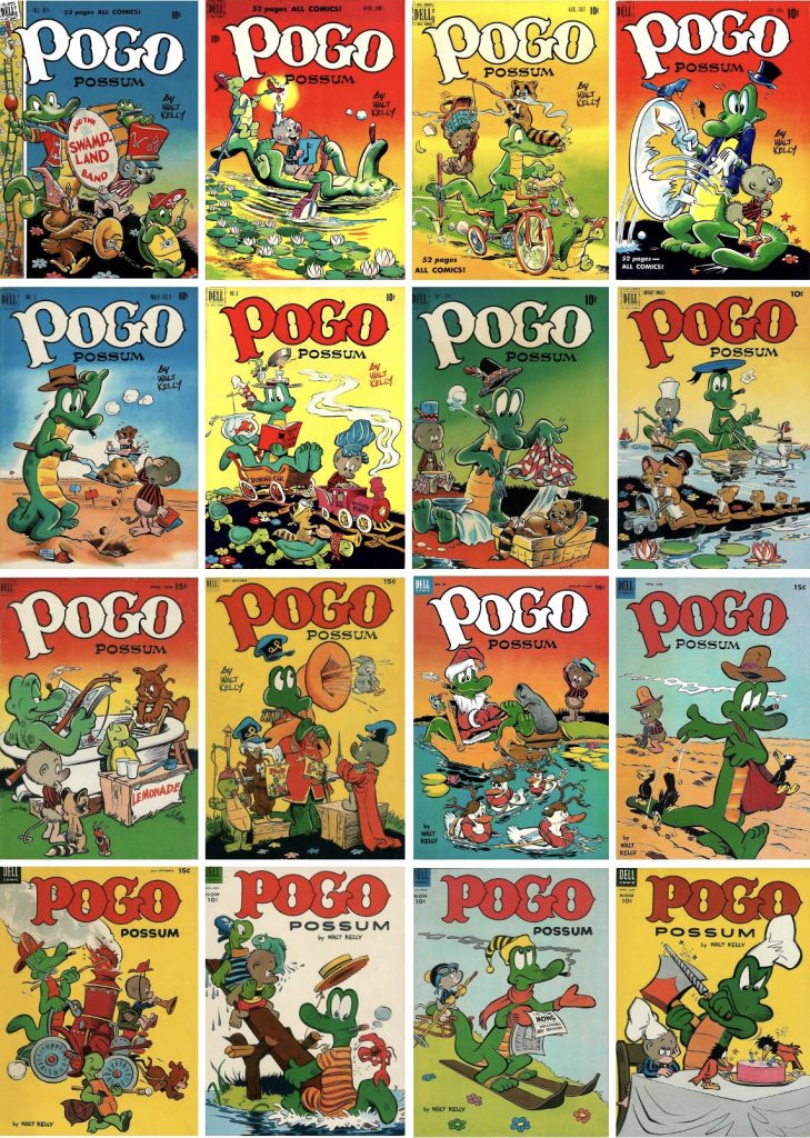 Omslag till Pogo Possum (1949-54). ©Dell