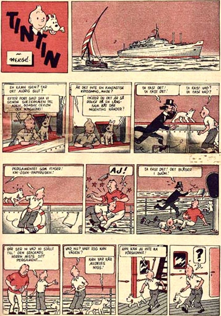Tintin ur Året Runt. ©PIB