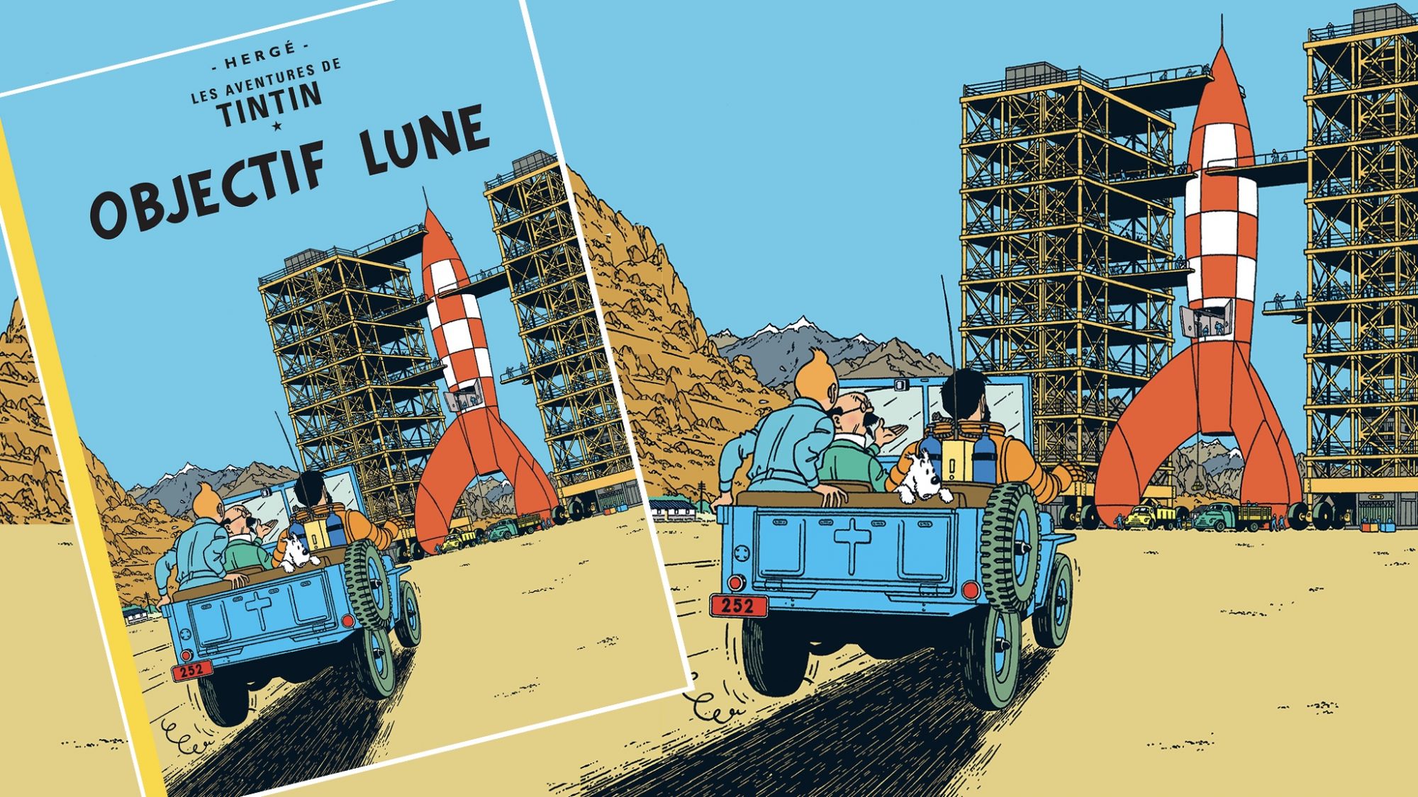 Månen tur och retur, med Tintin, del 1