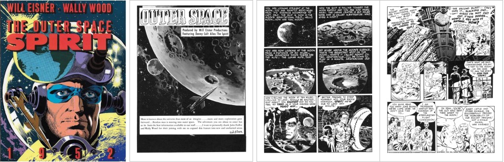 Omslag och inledande sidor av The Outer Space. ©Kitchen Sink/Register&Tribune