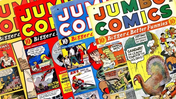 Jumbo Comics från Eisner & Iger Studio