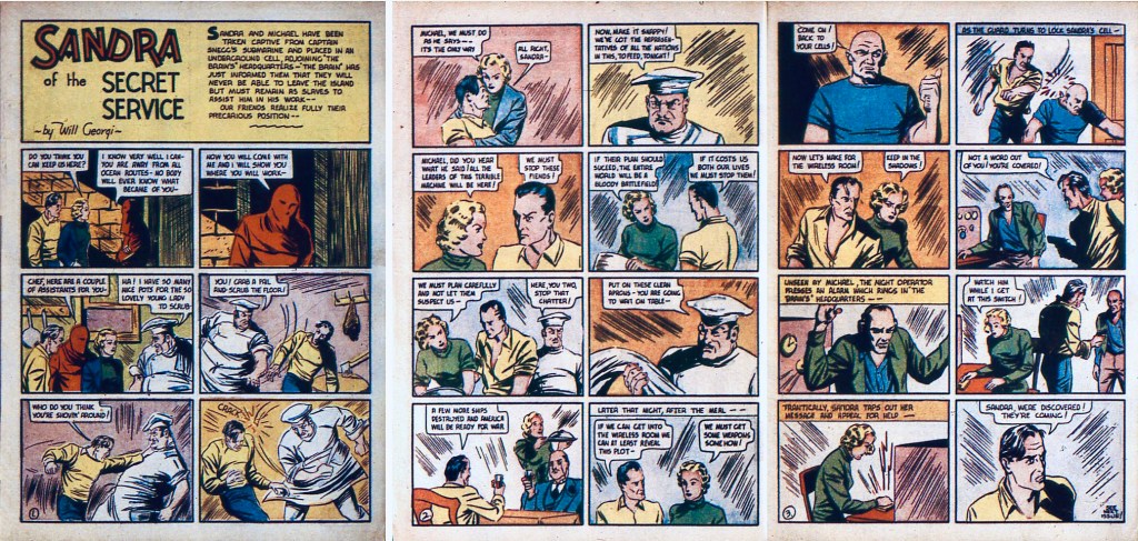 Ett avsnitt av episoden The Brain ur More Fun Comics #23 (1937). ©National Allied