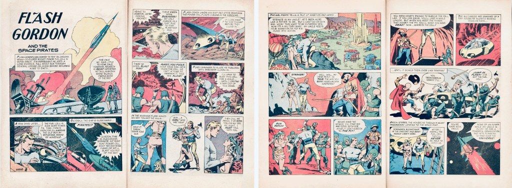 Flash Gordon-serien av Wally Wood ur Phantom #18 (1966). ©KFS