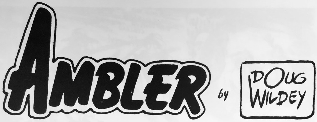 Logotyp till Ambler och signatur för Doug Wildey. ©CTNYNS