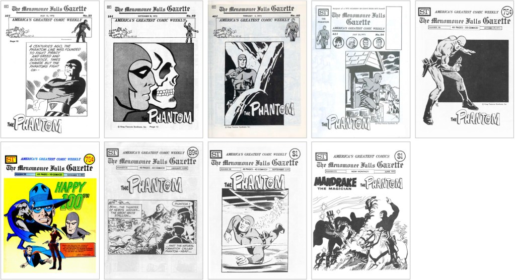 Flash Gordon fanns med på omslaget till MFG #22, #40, #60, #84, #98, #100, #161, #196 och #223. ©Street Enterprises