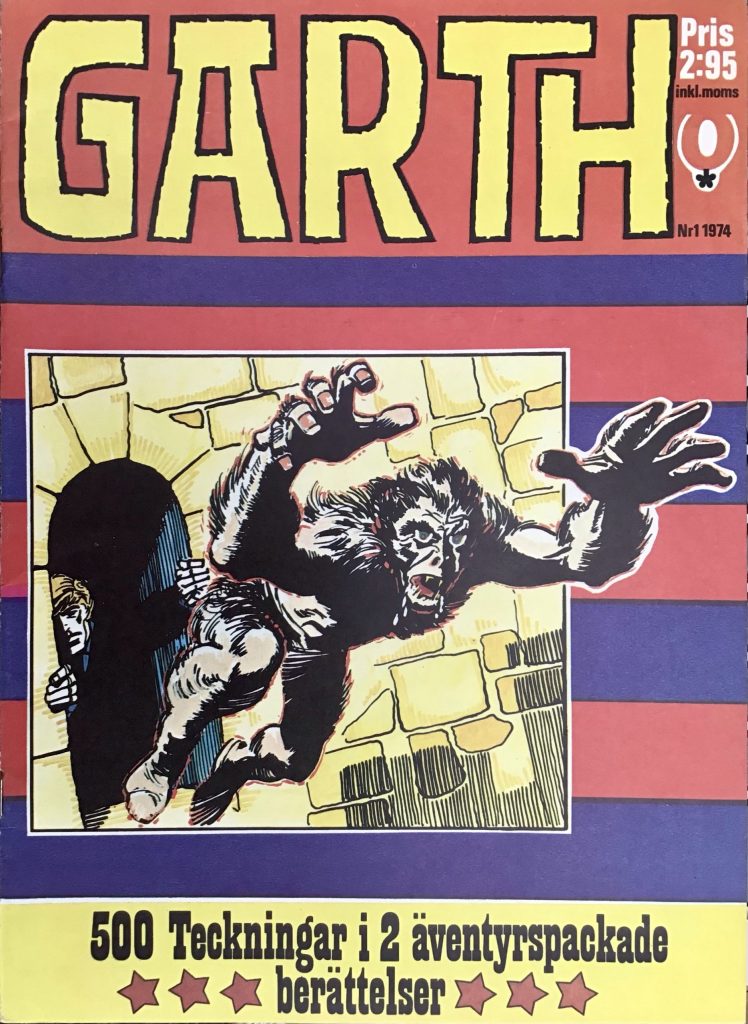 Omslag till Garth, 1974. ©Red Clown