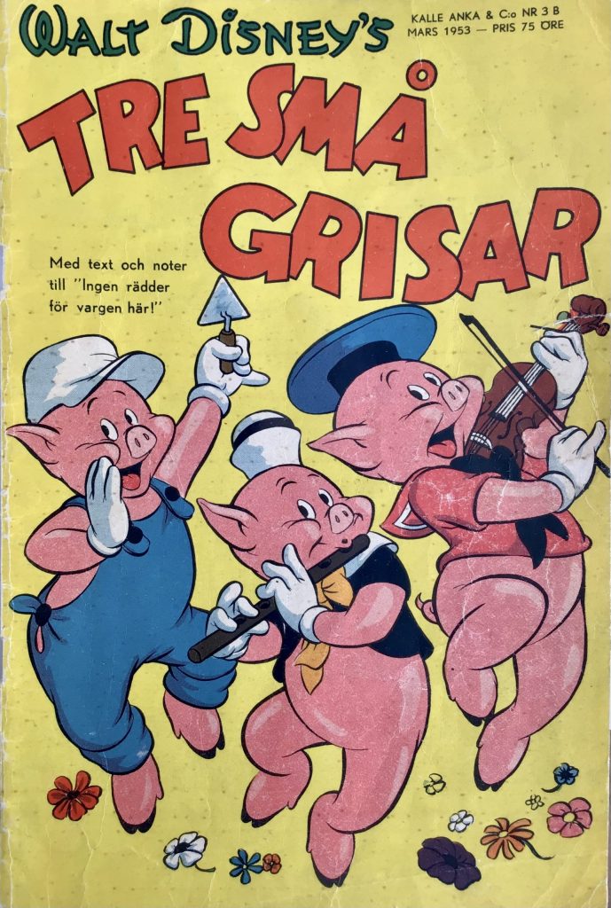 Omslag till Kalle Anka & C:o nr 3B, 1953. ©Richters/Disney