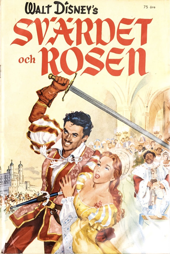 Omslag till Walt Disney’s Svärdet och Rosen. ©Richters/Disney
