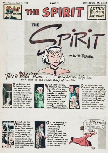 Inledande sida i original, från 4 april 1948. ©Register&Tribune