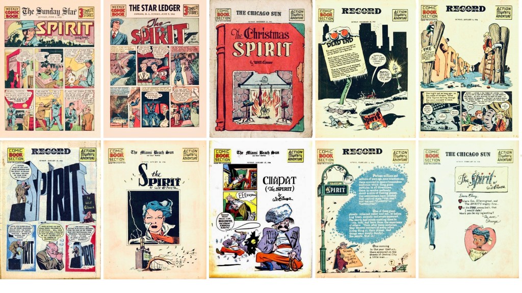 Inledande titelsida till Spirit Section #1-2 och #291-298. ©Register&Tribune