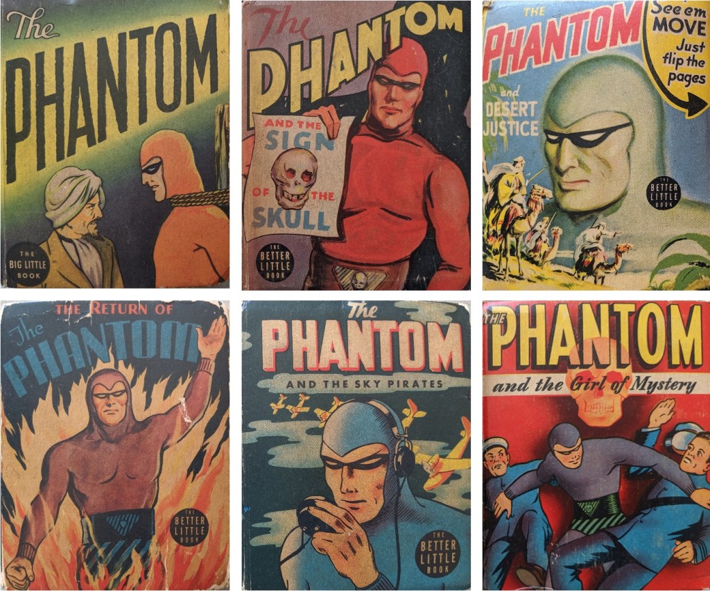 Omslag till Big (och Better) Little Books med The Phantom. ©Whitman