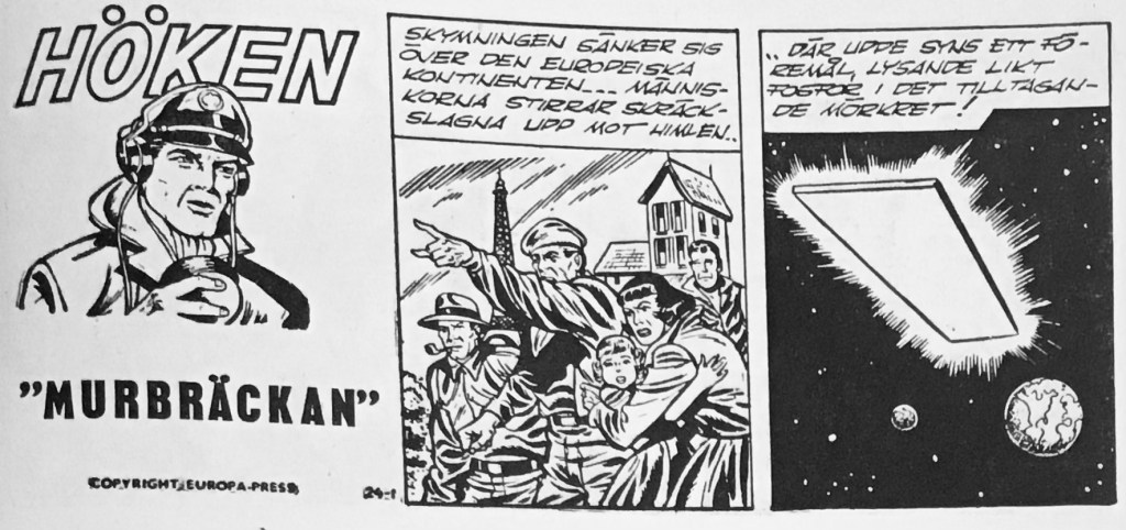 Murbräckan är Höken-episoden i nr24, 1954. ©Europa-Press