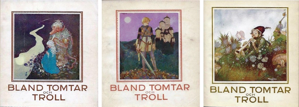 Omslag till Bland tomtar och troll, 1923, 1924 och 1925. ©Å&Å