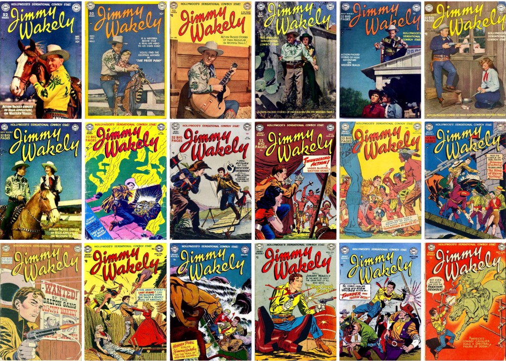 Serietidningen Jimmy Wakely utkom med 18 nummer (1949-52). ©DC/National