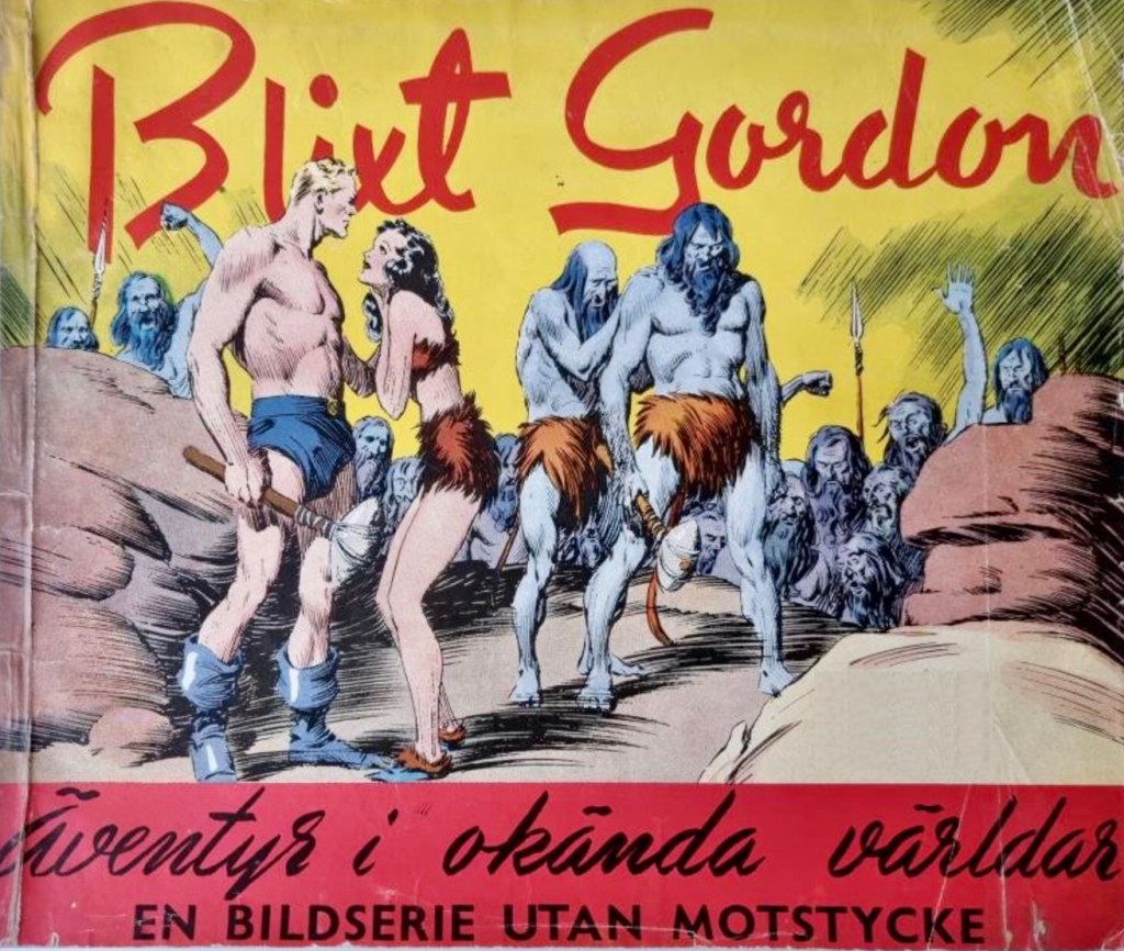 Omslag till det första julabumet med Blixt Gordon (1941). ©Å&Å