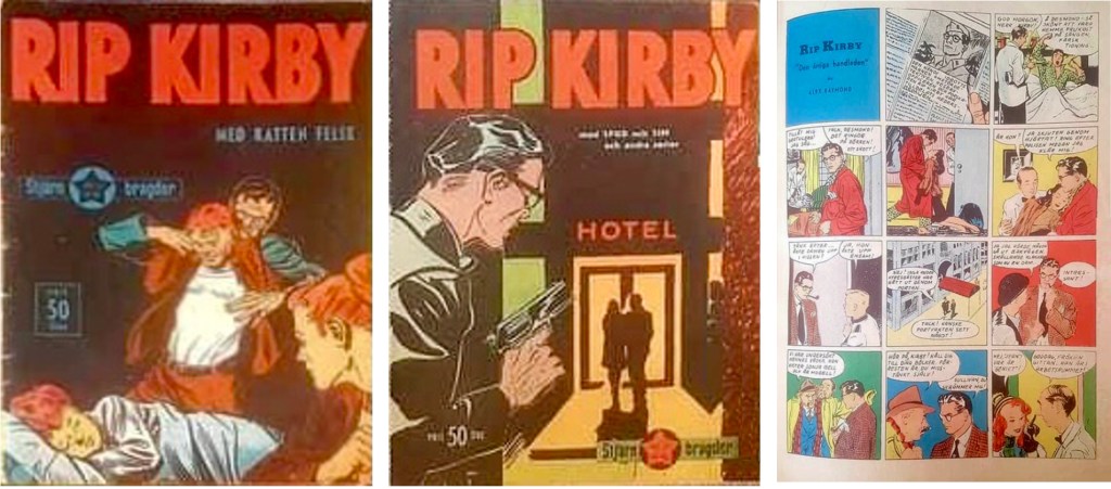 Rip Kirby var huvudserie i Stjärnbragder nr 5 och 13 (1953). ©Allers