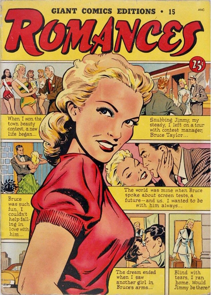 Baker’s omslag till Giant Comics Editions #15 (1950). ©St. John 