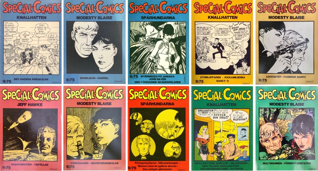 Det utkom tio nummer av Special-Comics (1974-76). ©Carlsen/if