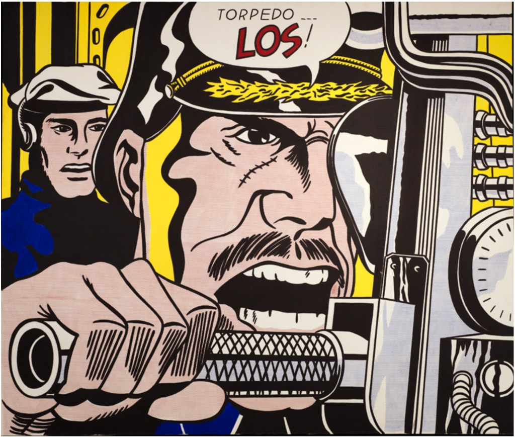 Torpedo…Los! Lichtenstein kopierade Jack Abel. ©Lichtenstein