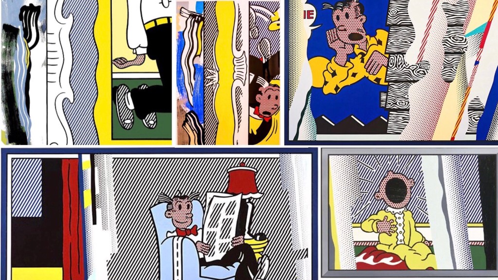 Klicka på bilden för att läsa mer om hur Roy Lichtenstein kopierade Chic Young. ©Lichtenstein