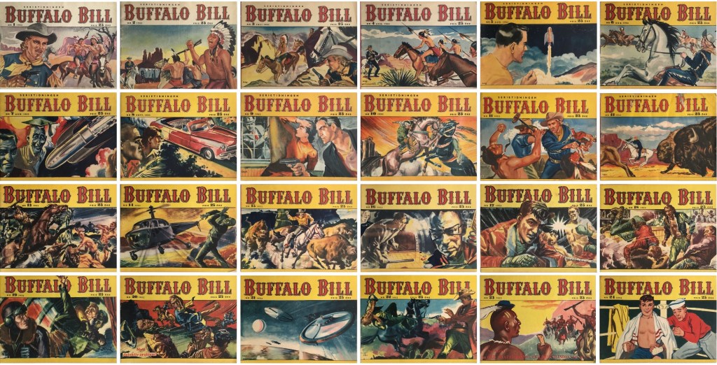 År 1952 utkom 24 nummer av Buffalo Bill. ©Serieförlaget