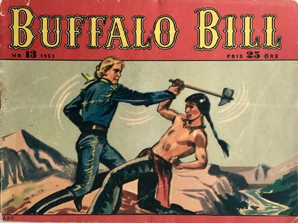 Omslaget till Buffalo Bill nr 13, 1953. ©Serieförlaget