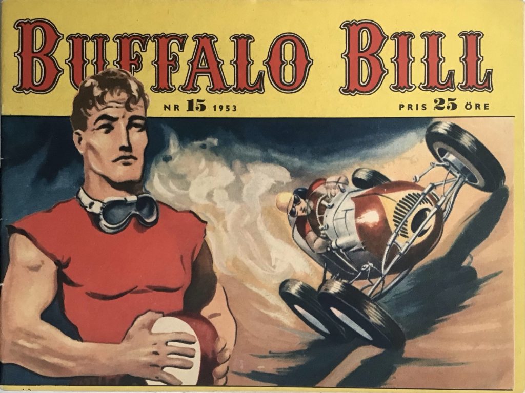 Omslaget till Buffalo Bill nr 15, 1953. ©Serieförlaget