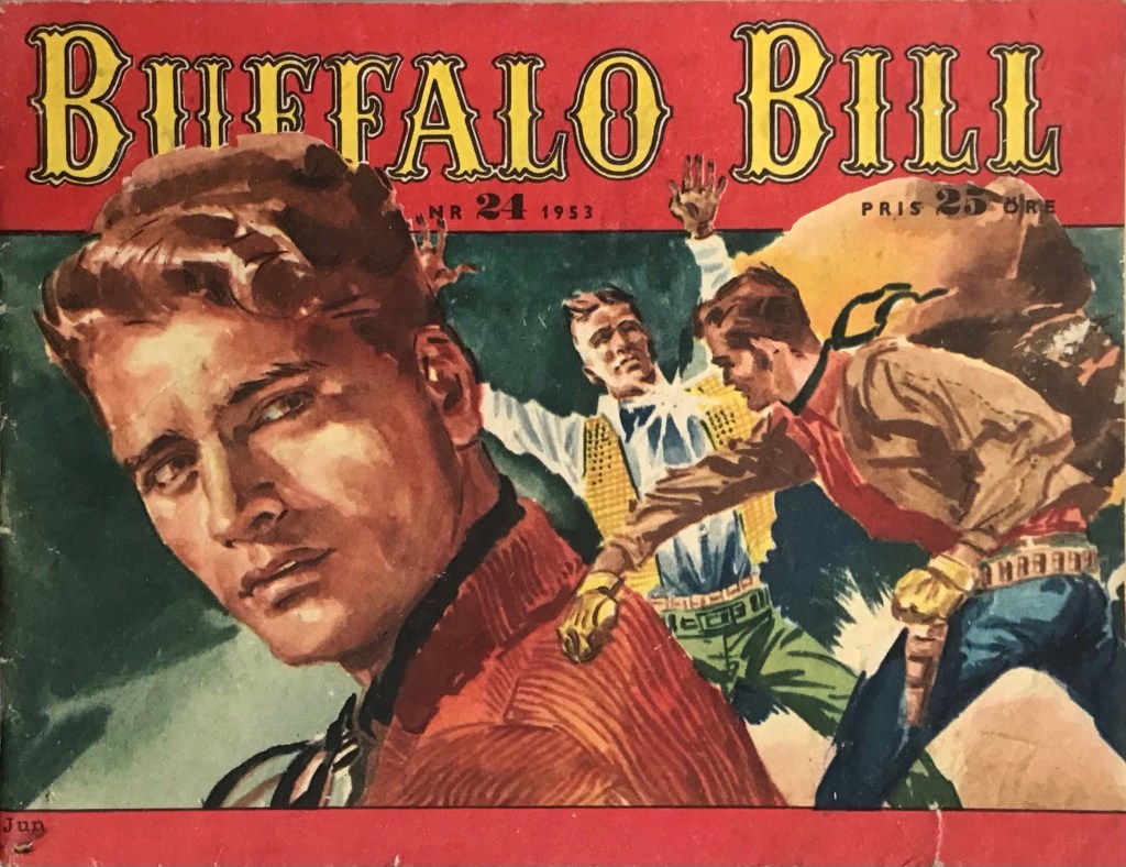 Omslaget till Buffalo Bill nr 24, 1953. ©Serieförlaget