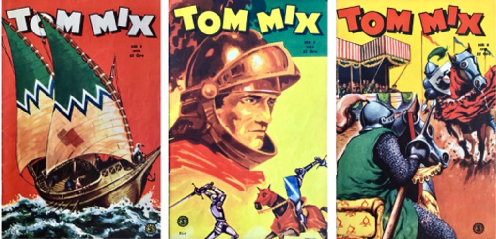 Inte alla omslag till Tom Mix hade cowboy-tema. ©Serieförlaget