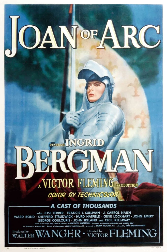 Filmaffisch till Joan of Arc (1948). ©Sierra